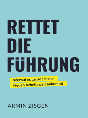 cover image of Rettet die Führung